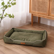 Lit moelleux carré pour chien et chat