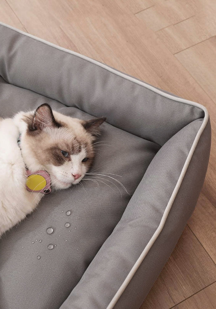 Lit moelleux carré pour chien et chat